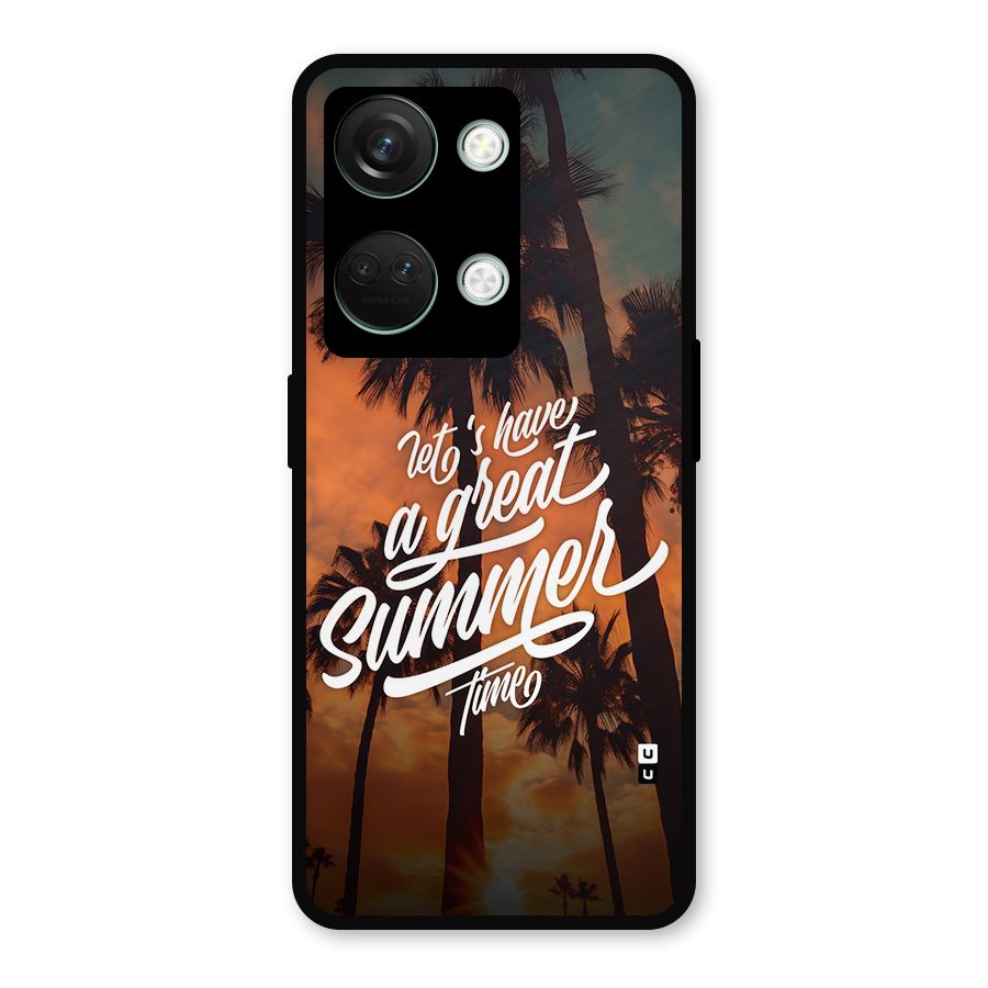 Great Summer Metal Back Case for OnePlus Nord 3