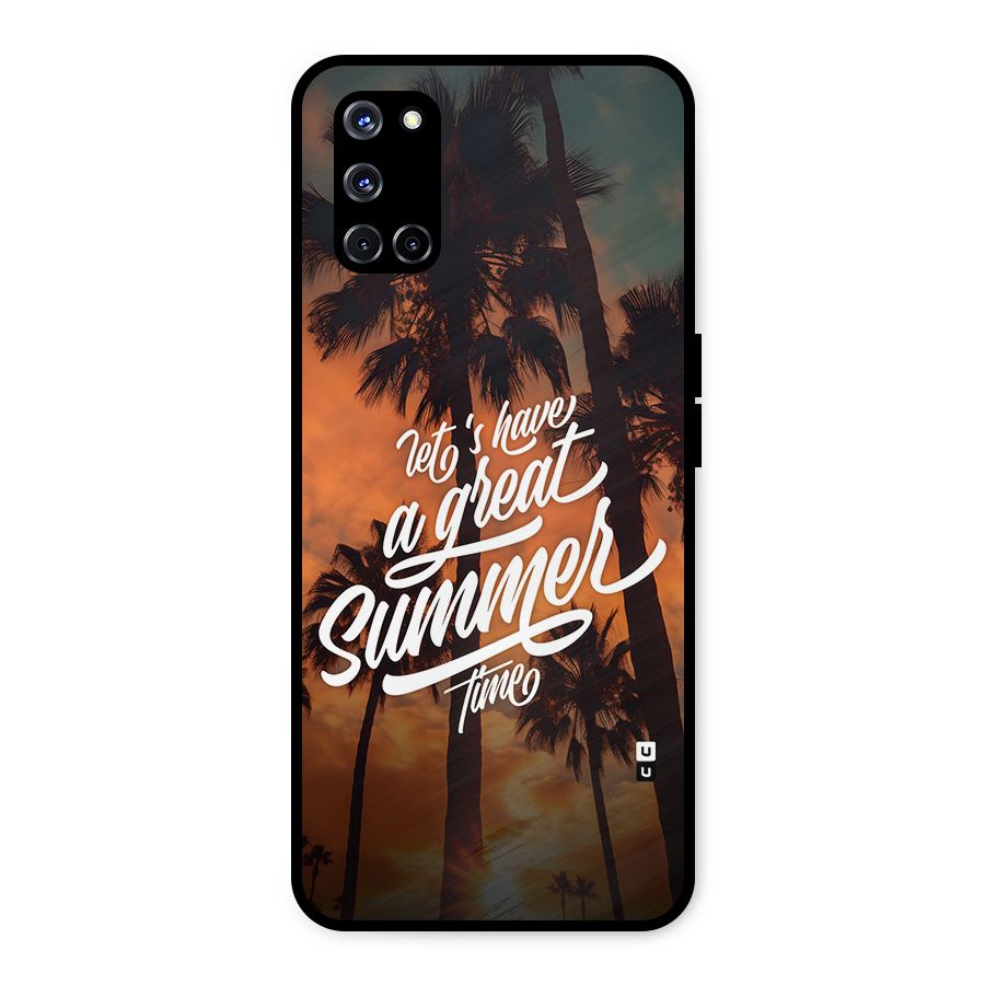 Great Summer Metal Back Case for Oppo A52