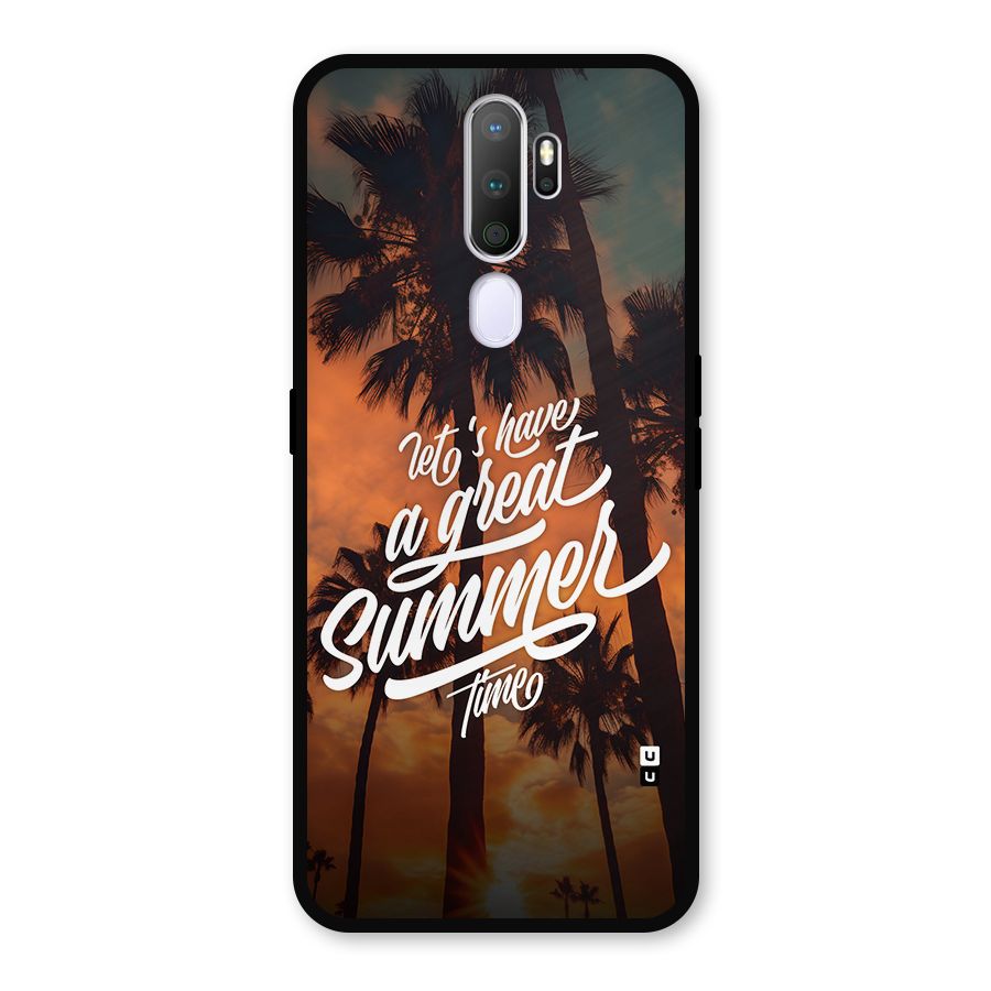 Great Summer Metal Back Case for Oppo A9 (2020)