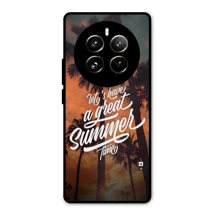 Great Summer Metal Back Case for Realme 12 Pro