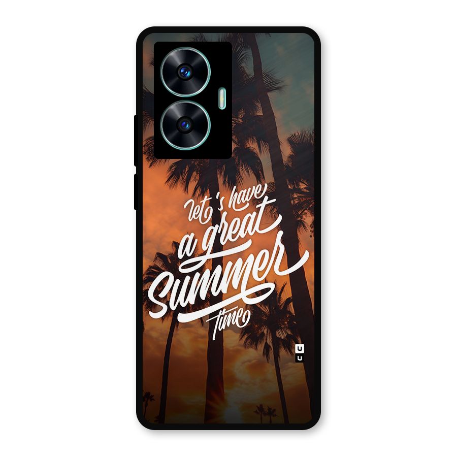Great Summer Metal Back Case for Realme Narzo N55