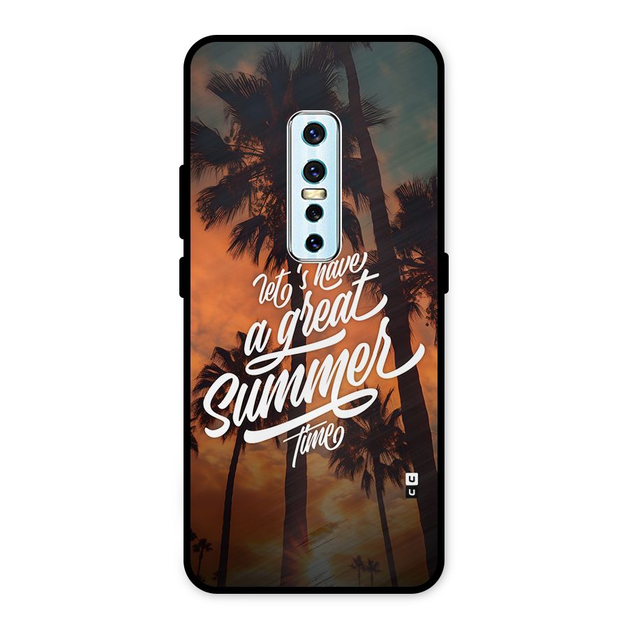 Great Summer Metal Back Case for Vivo V17 Pro