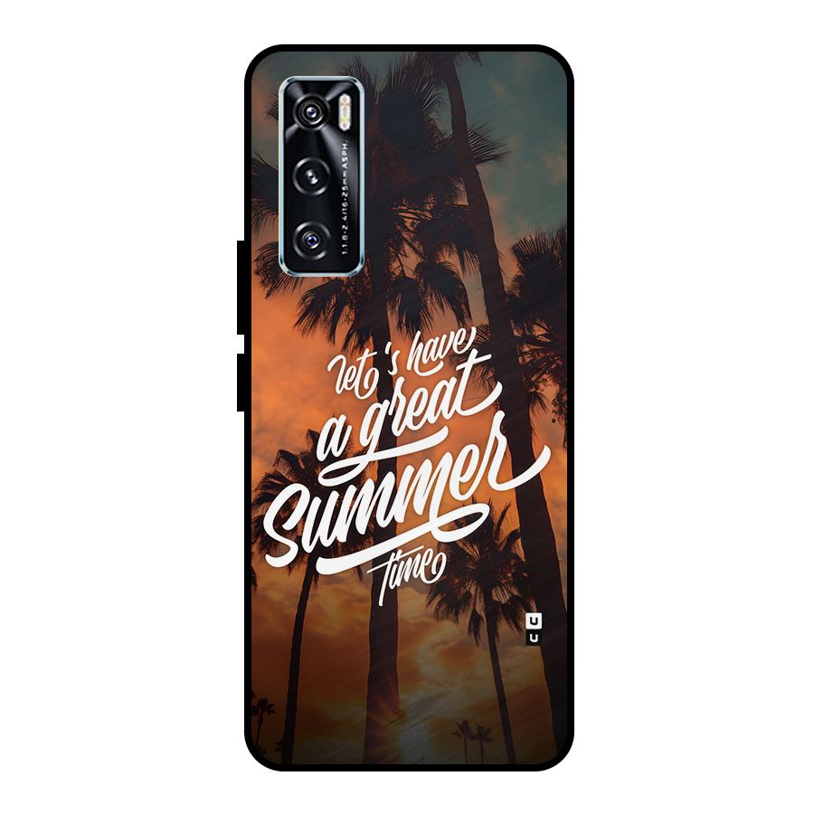 Great Summer Metal Back Case for Vivo V20 SE