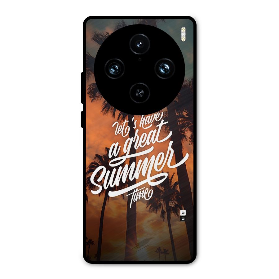 Great Summer Metal Back Case for Vivo X100 Pro