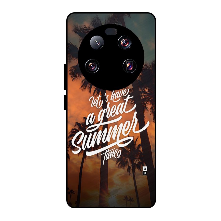 Great Summer Metal Back Case for Xiaomi 13 Ultra