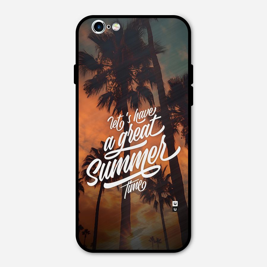Great Summer Metal Back Case for iPhone 6 6s