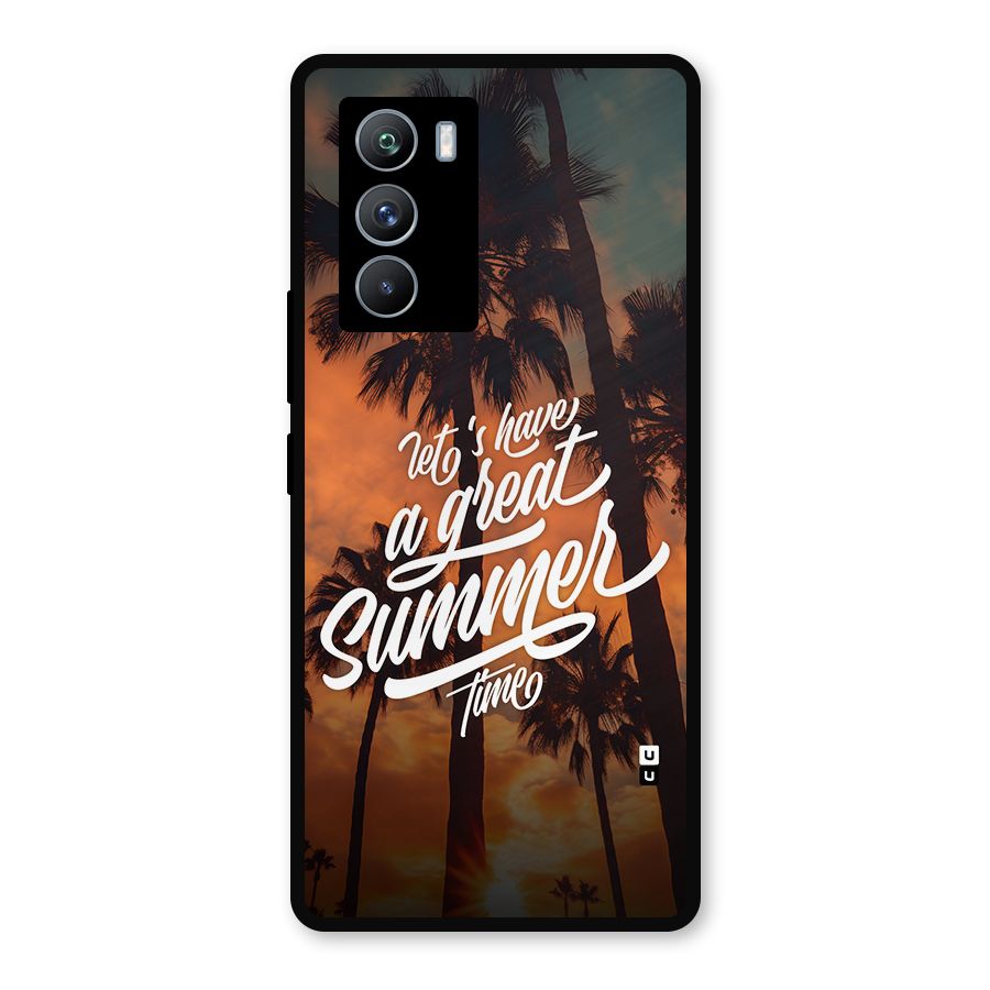 Great Summer Metal Back Case for iQOO 9 SE