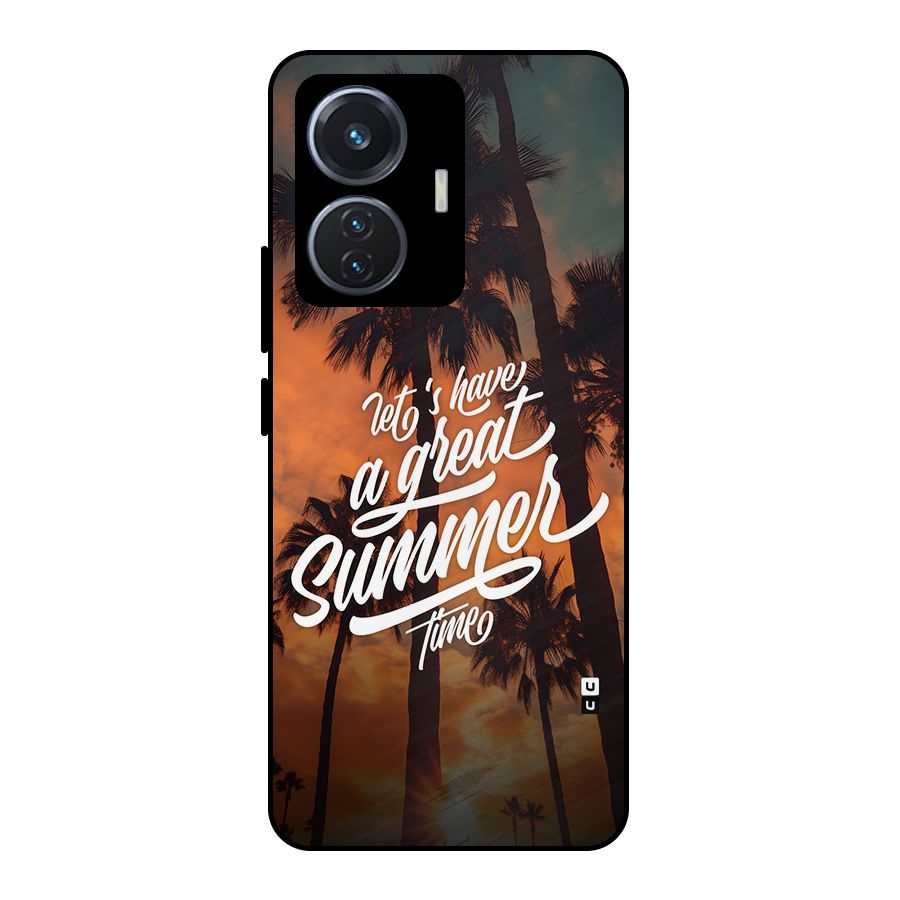 Great Summer Metal Back Case for iQOO Z6 44W
