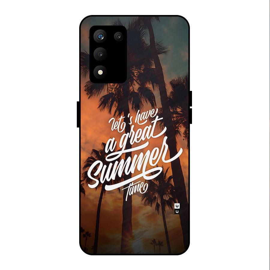 Great Summer Metal Back Case for realme 9 5G SE