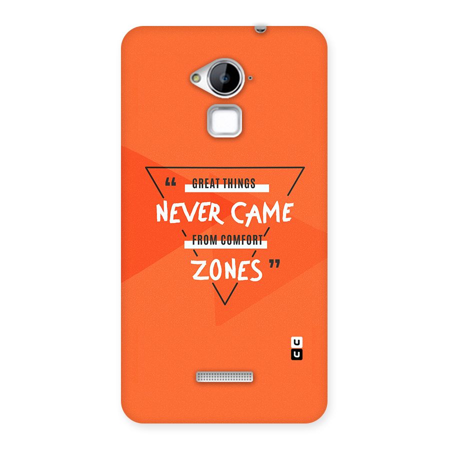 Great Things Comfort Zones Back Case for Coolpad Note 3