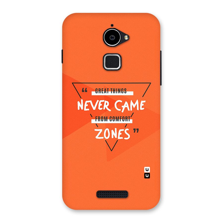 Great Things Comfort Zones Back Case for Coolpad Note 3 Lite