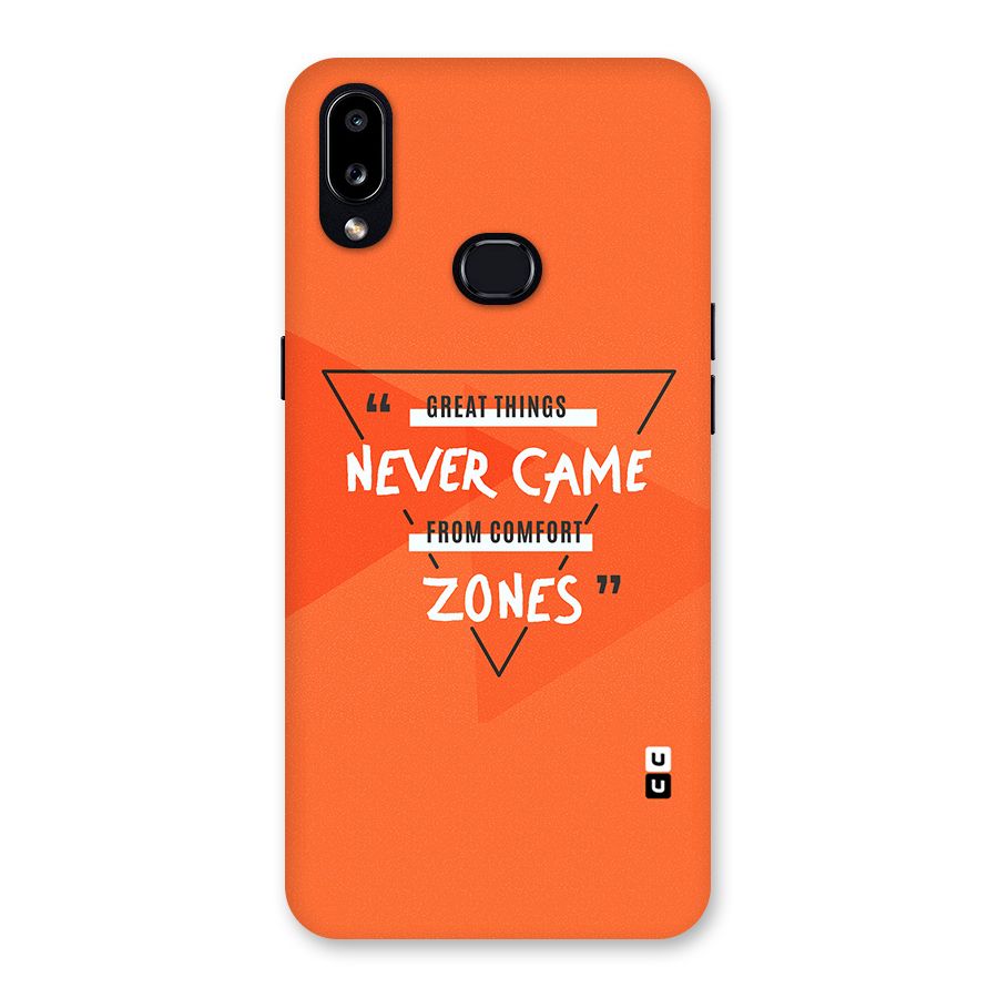 Great Things Comfort Zones Back Case for Galaxy A10s