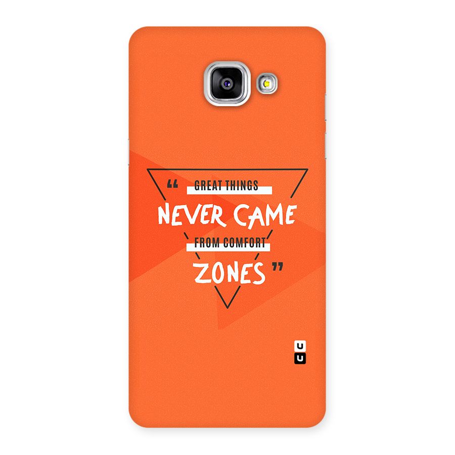 Great Things Comfort Zones Back Case for Galaxy A5 2016