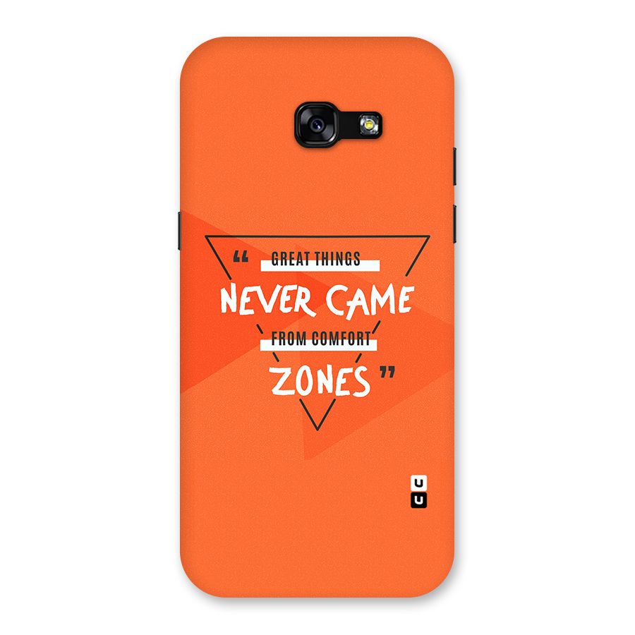 Great Things Comfort Zones Back Case for Galaxy A5 2017