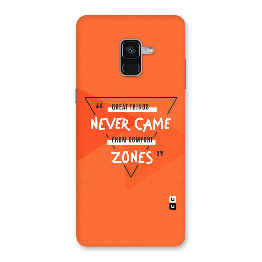 Great Things Comfort Zones Back Case for Galaxy A8 Plus