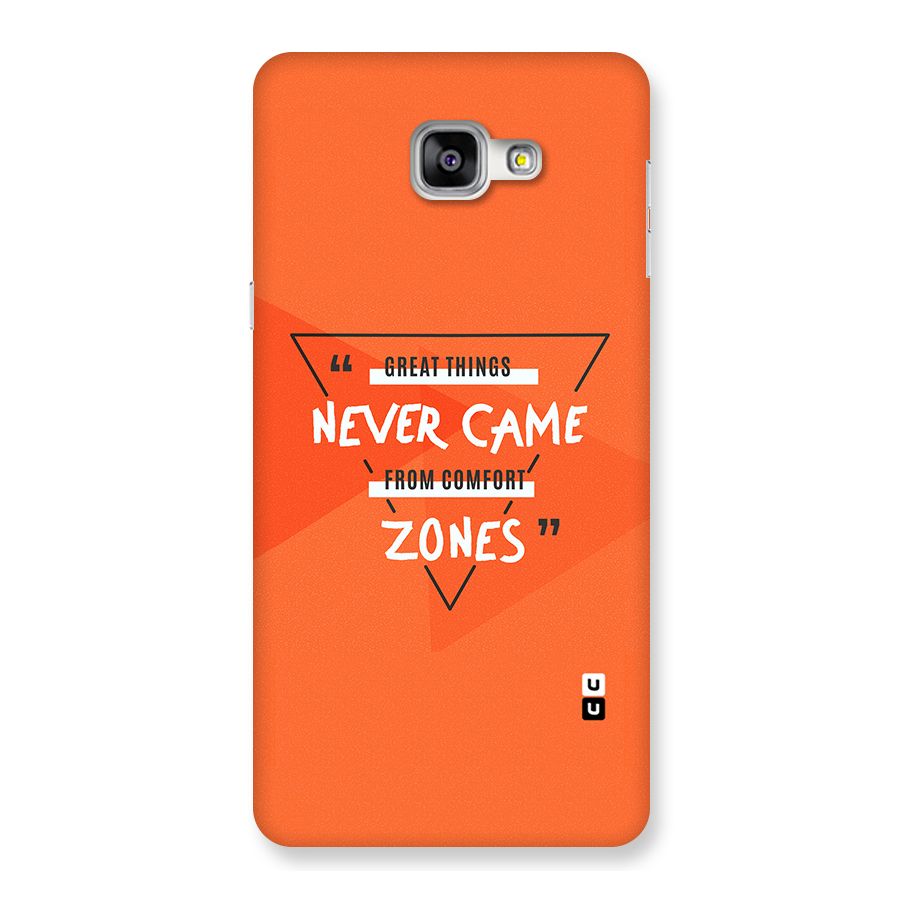 Great Things Comfort Zones Back Case for Galaxy A9