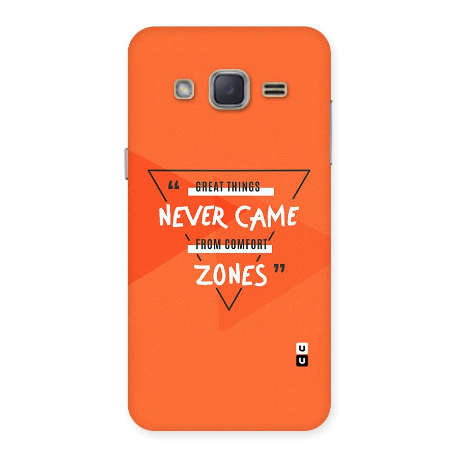 Great Things Comfort Zones Back Case for Galaxy J2
