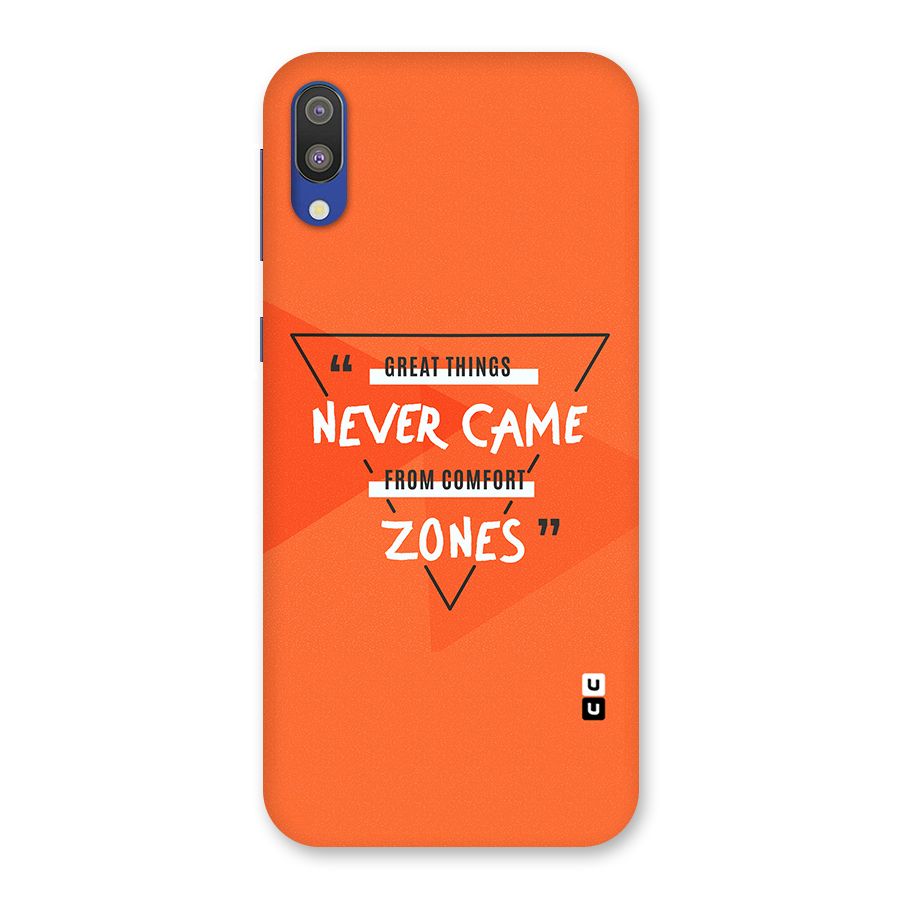 Great Things Comfort Zones Back Case for Galaxy M10