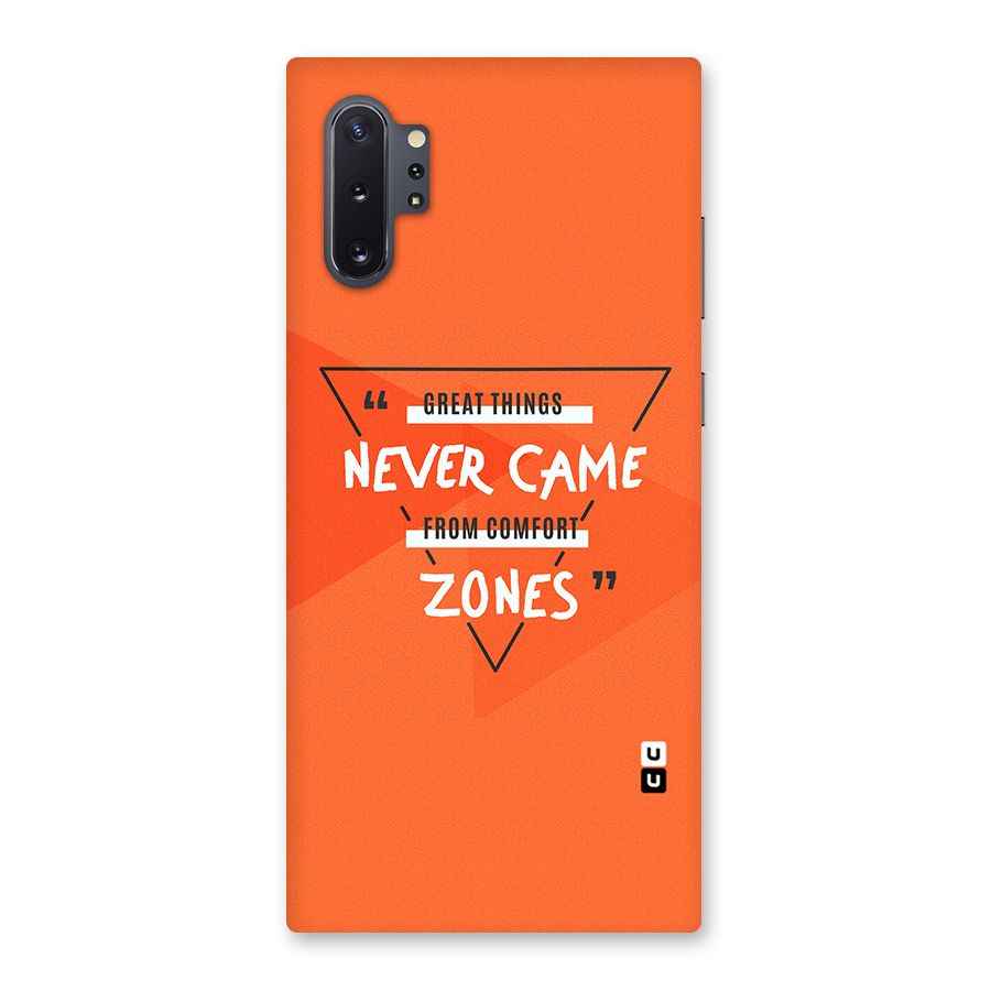 Great Things Comfort Zones Back Case for Galaxy Note 10 Plus
