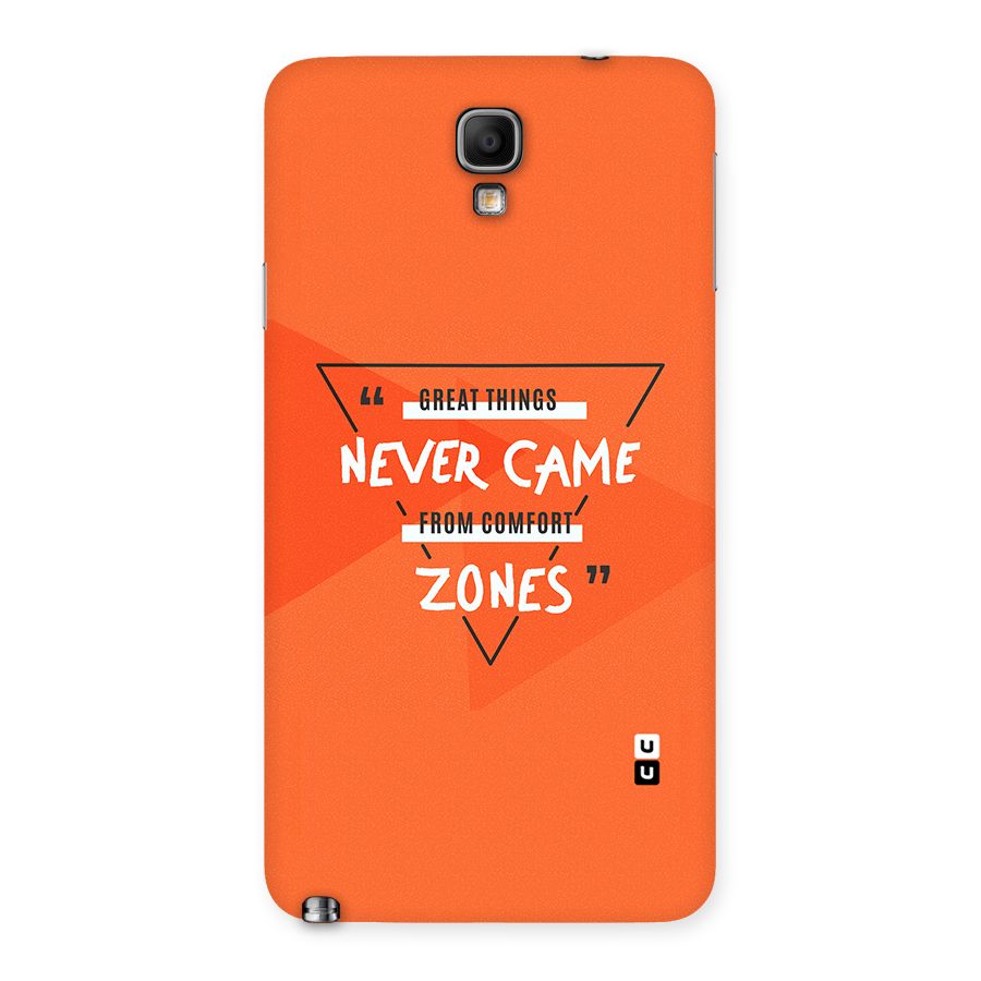 Great Things Comfort Zones Back Case for Galaxy Note 3 Neo