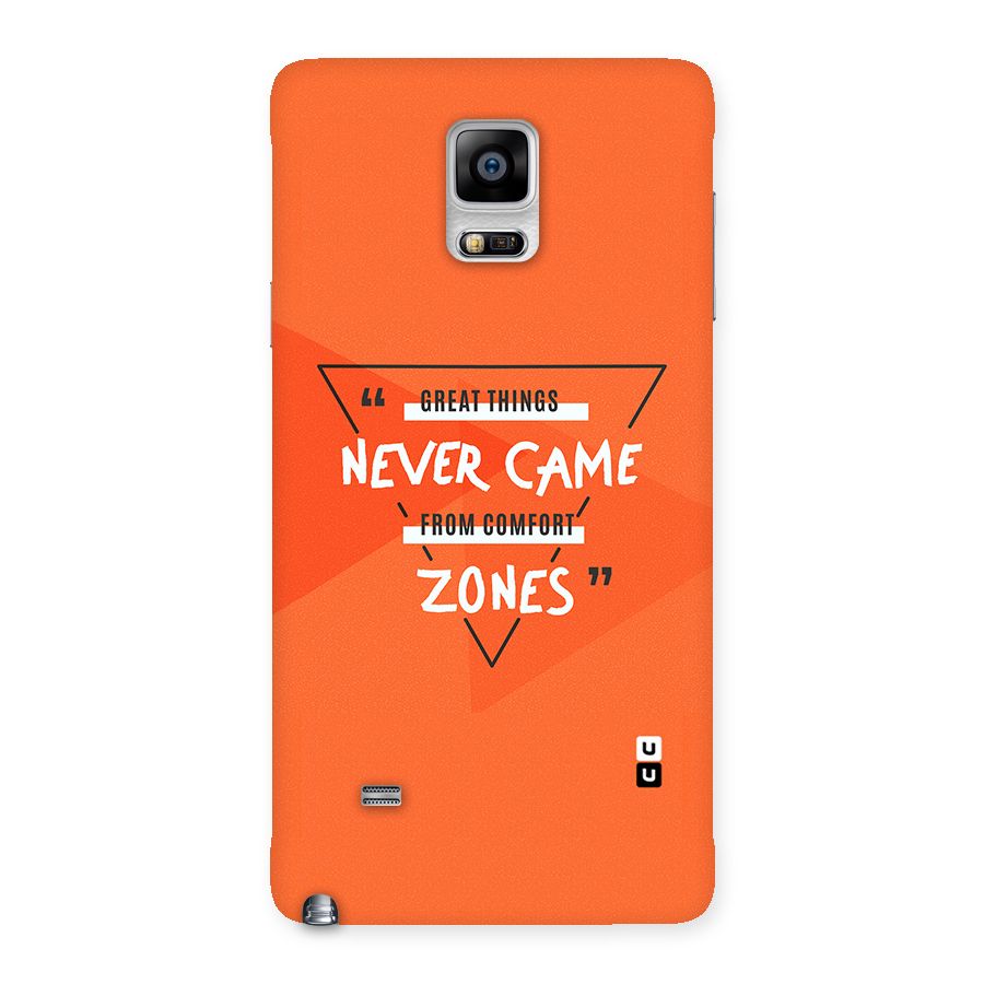 Great Things Comfort Zones Back Case for Galaxy Note 4