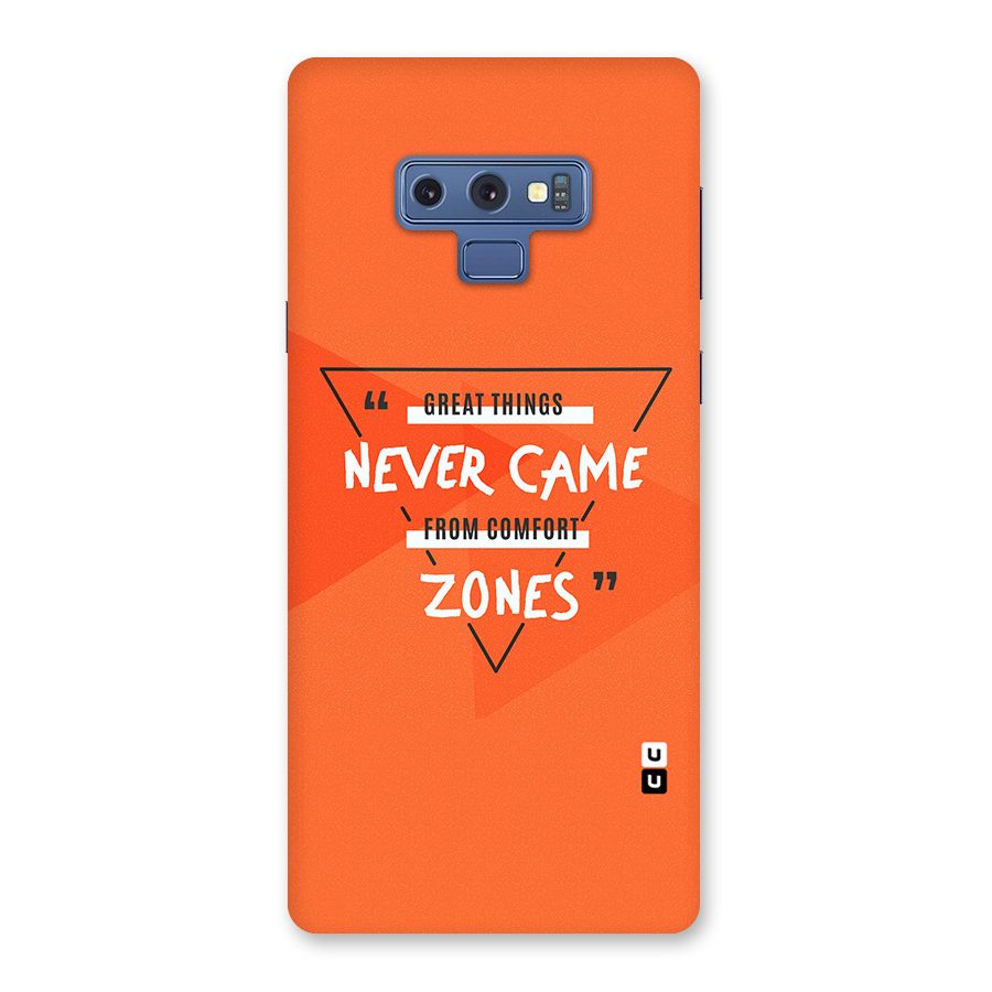 Great Things Comfort Zones Back Case for Galaxy Note 9