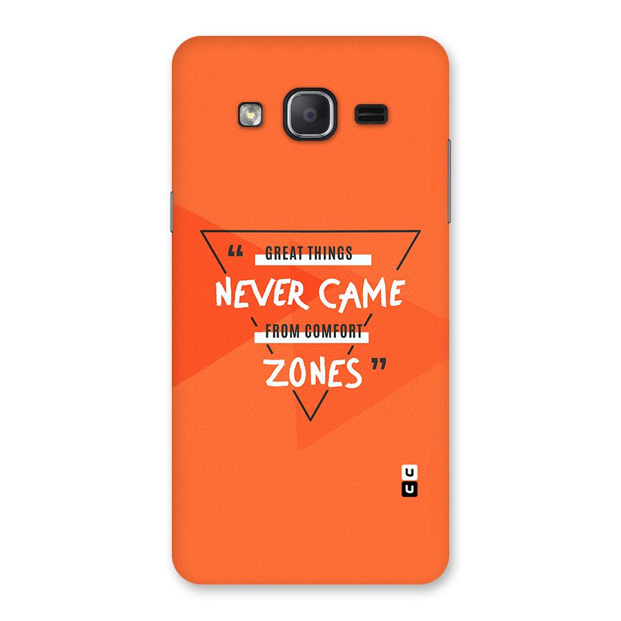 Great Things Comfort Zones Back Case for Galaxy On7 2015
