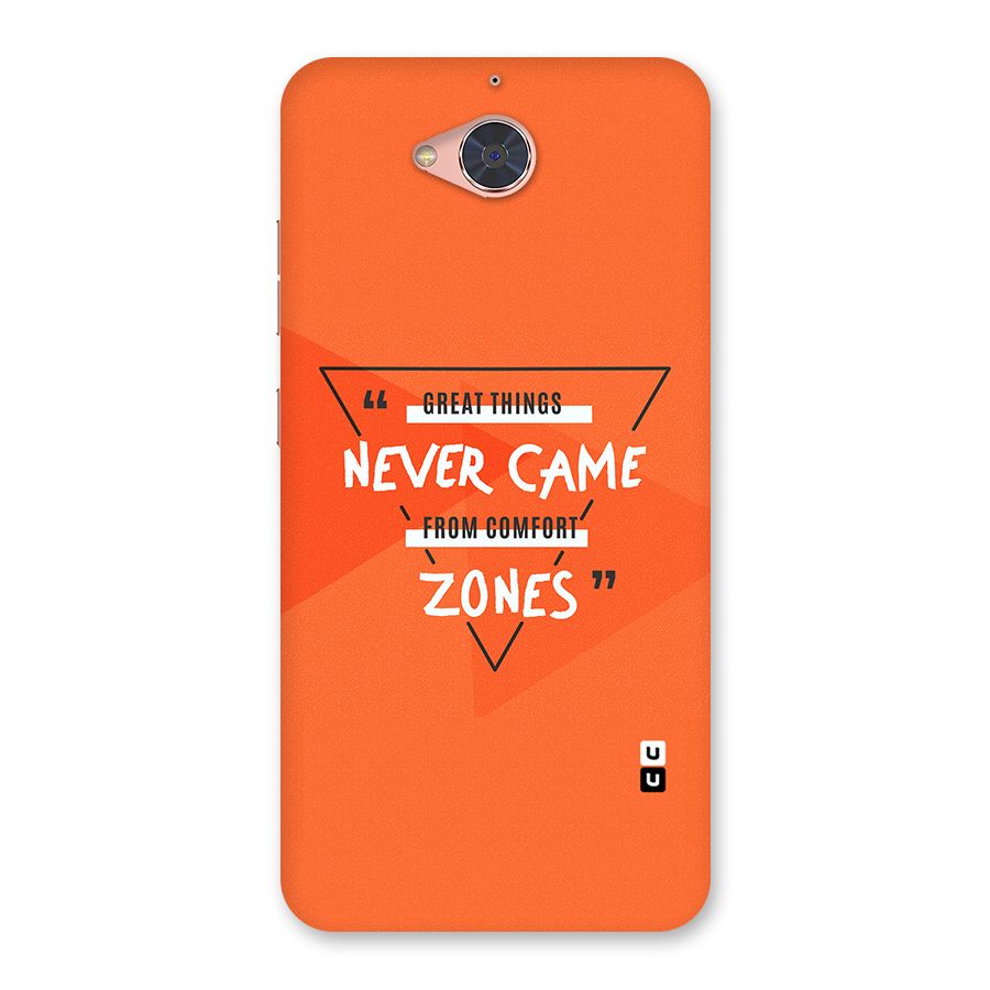 Great Things Comfort Zones Back Case for Gionee S6 Pro