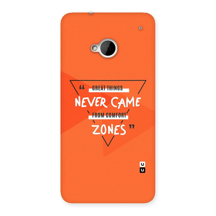 Great Things Comfort Zones Back Case for HTC One M7