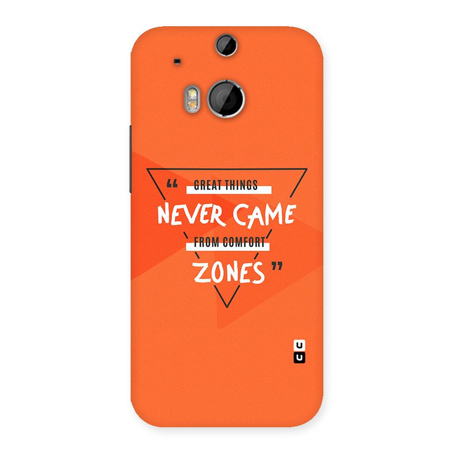 Great Things Comfort Zones Back Case for HTC One M8
