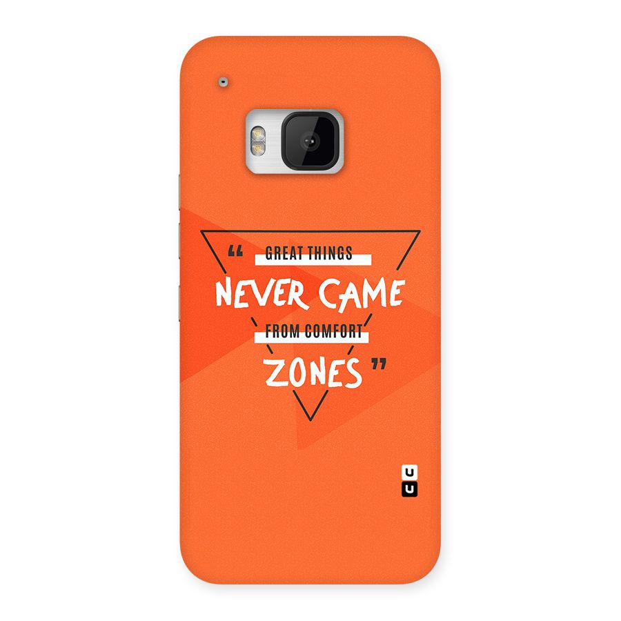 Great Things Comfort Zones Back Case for HTC One M9
