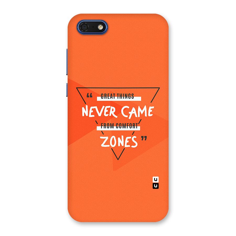 Great Things Comfort Zones Back Case for Honor 7s