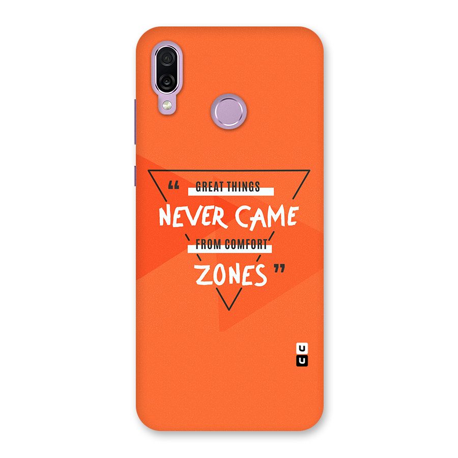 Great Things Comfort Zones Back Case for Honor Play