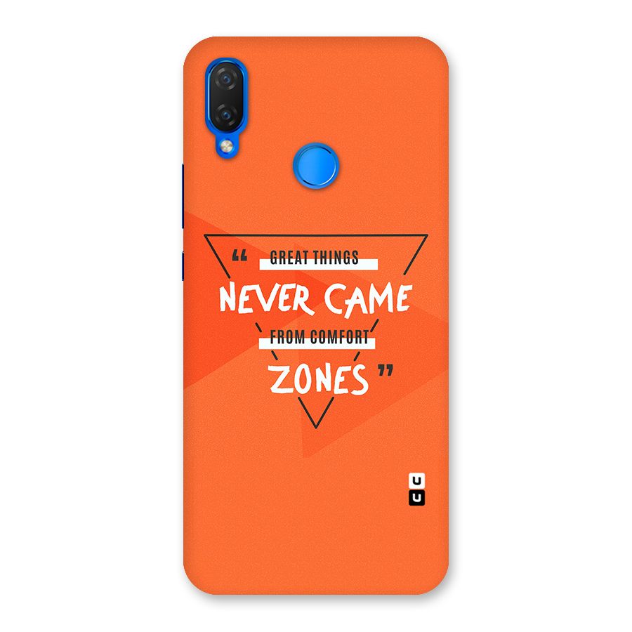 Great Things Comfort Zones Back Case for Huawei P Smart+