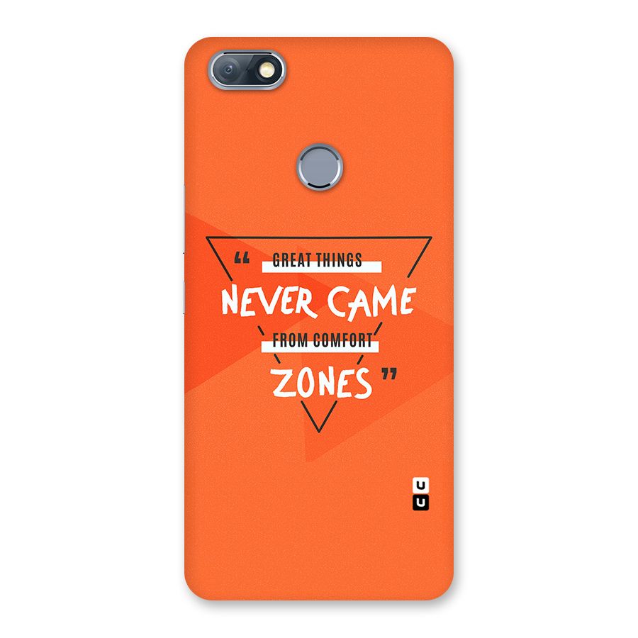 Great Things Comfort Zones Back Case for Infinix Note 5