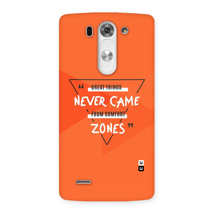 Great Things Comfort Zones Back Case for LG G3 Mini