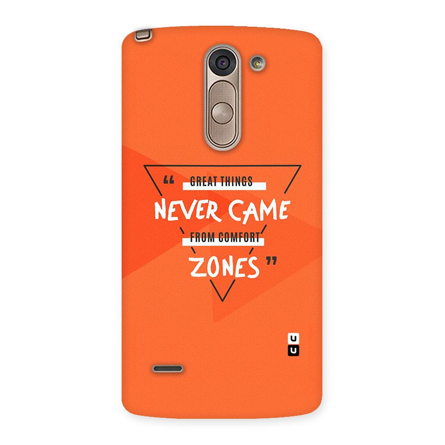 Great Things Comfort Zones Back Case for LG G3 Stylus