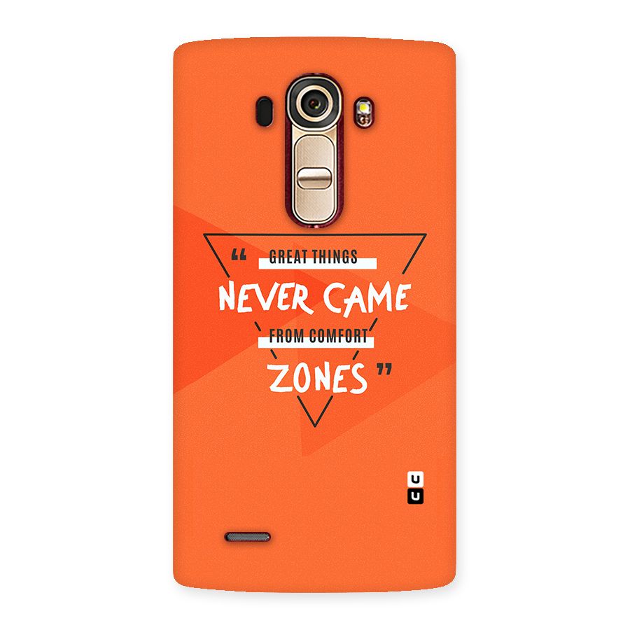 Great Things Comfort Zones Back Case for LG G4