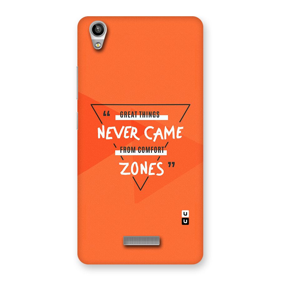 Great Things Comfort Zones Back Case for Lava-Pixel-V1