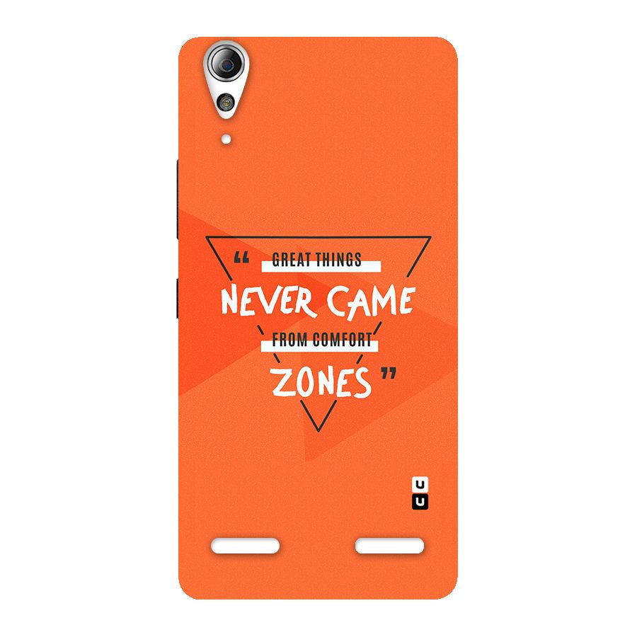 Great Things Comfort Zones Back Case for Lenovo A6000