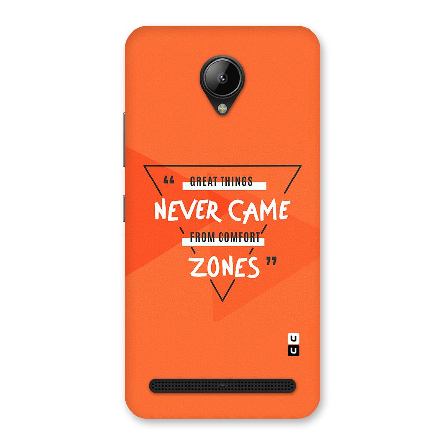 Great Things Comfort Zones Back Case for Lenovo C2