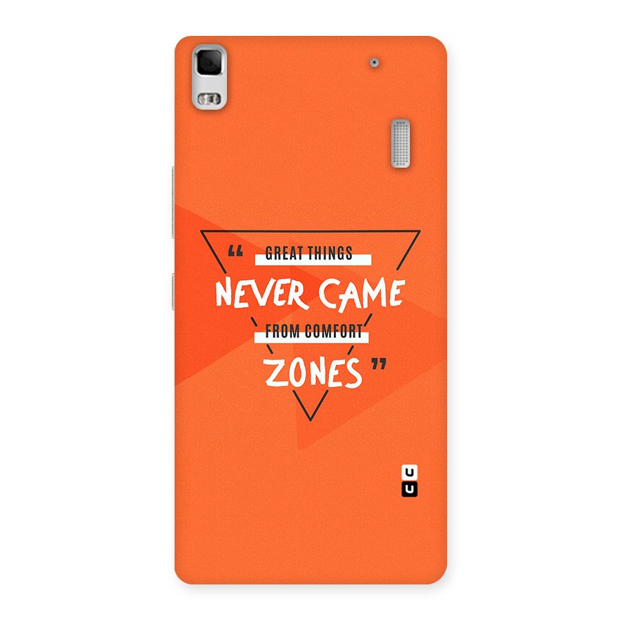 Great Things Comfort Zones Back Case for Lenovo K3 Note