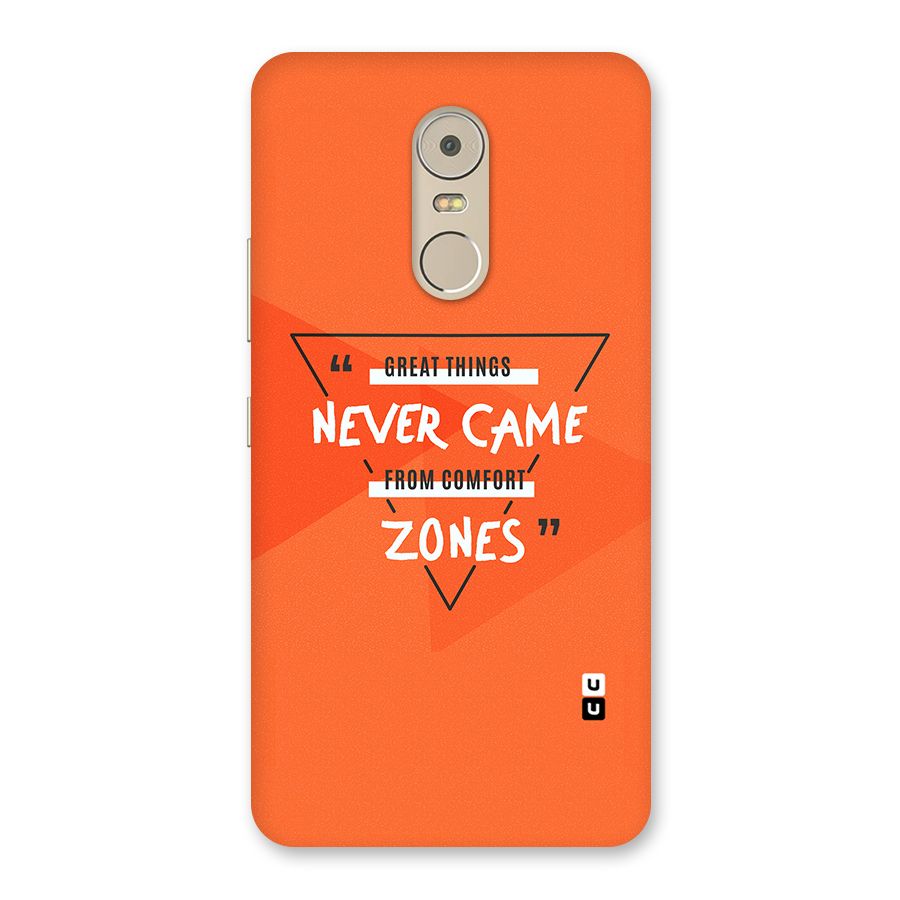 Great Things Comfort Zones Back Case for Lenovo K6 Note