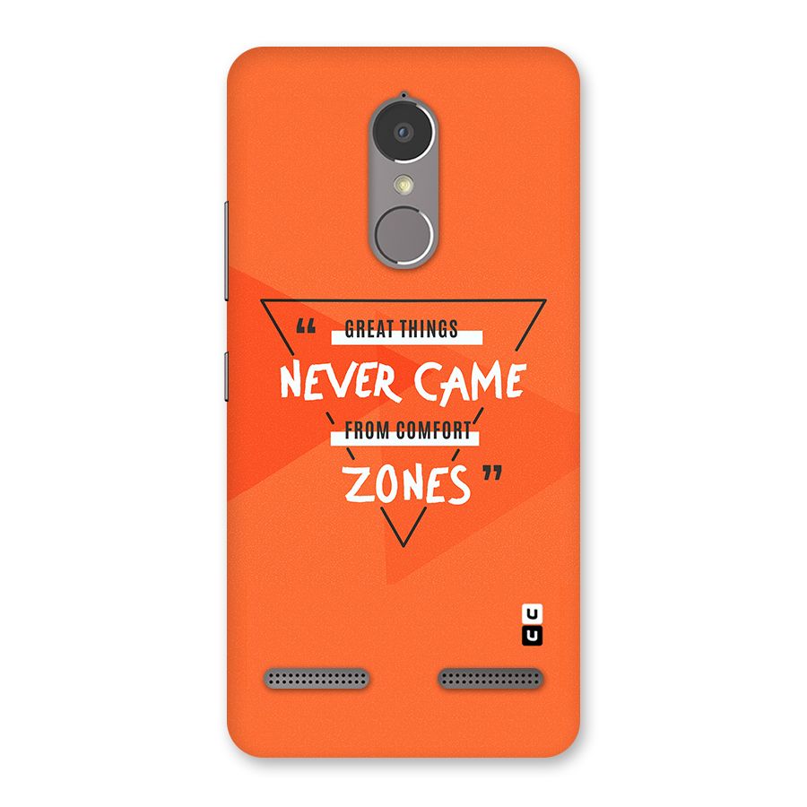 Great Things Comfort Zones Back Case for Lenovo K6 Power