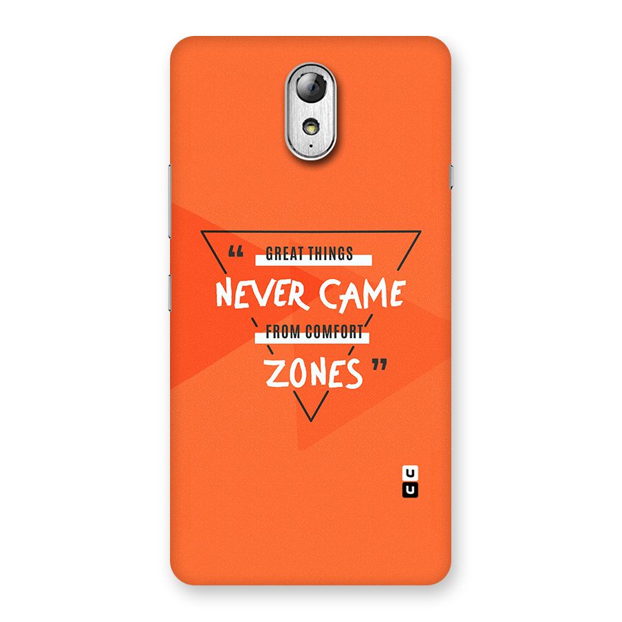 Great Things Comfort Zones Back Case for Lenovo Vibe P1M