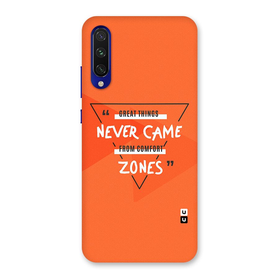 Great Things Comfort Zones Back Case for Mi A3