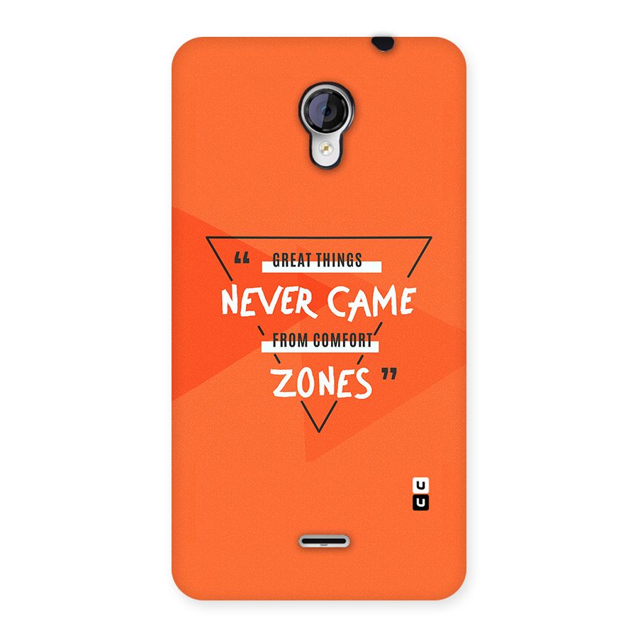 Great Things Comfort Zones Back Case for Micromax Unite 2 A106