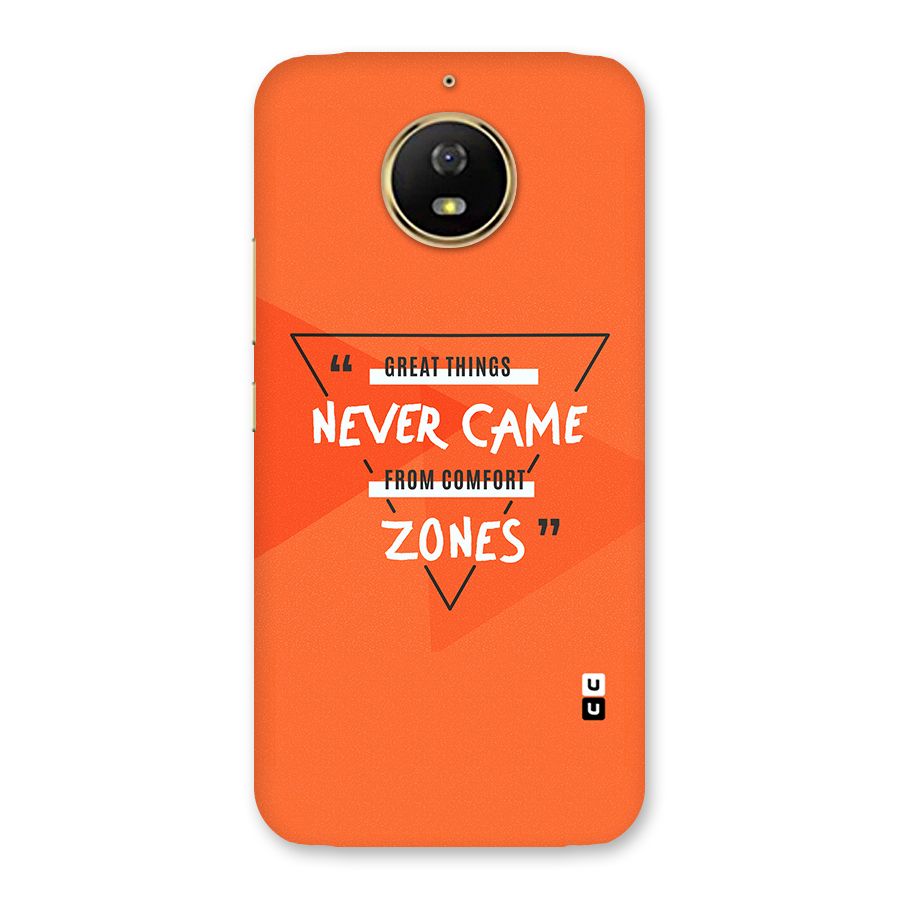 Great Things Comfort Zones Back Case for Moto G5s