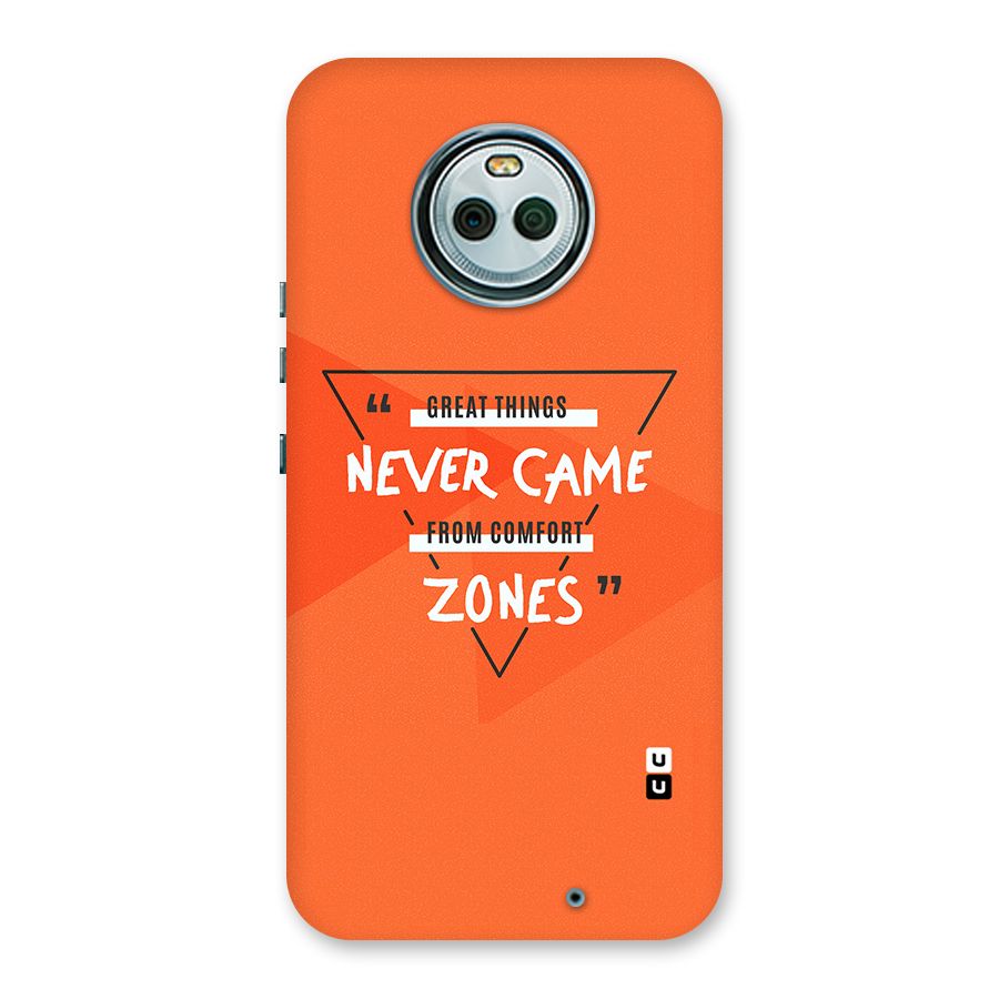 Great Things Comfort Zones Back Case for Moto X4