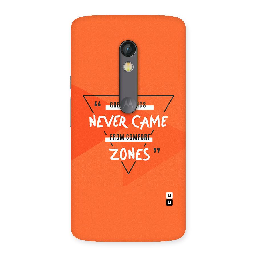 Great Things Comfort Zones Back Case for Moto X Play